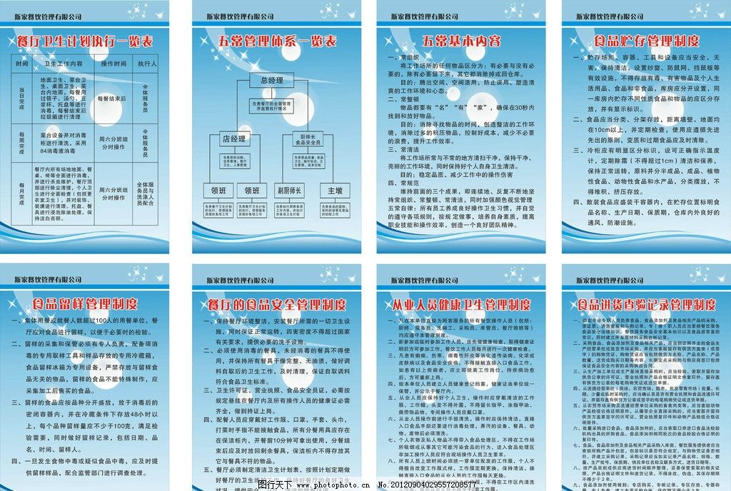 5S餐饮管理图片