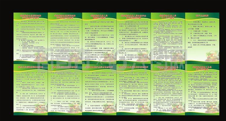 餐饮服务食品安全管理制度图片